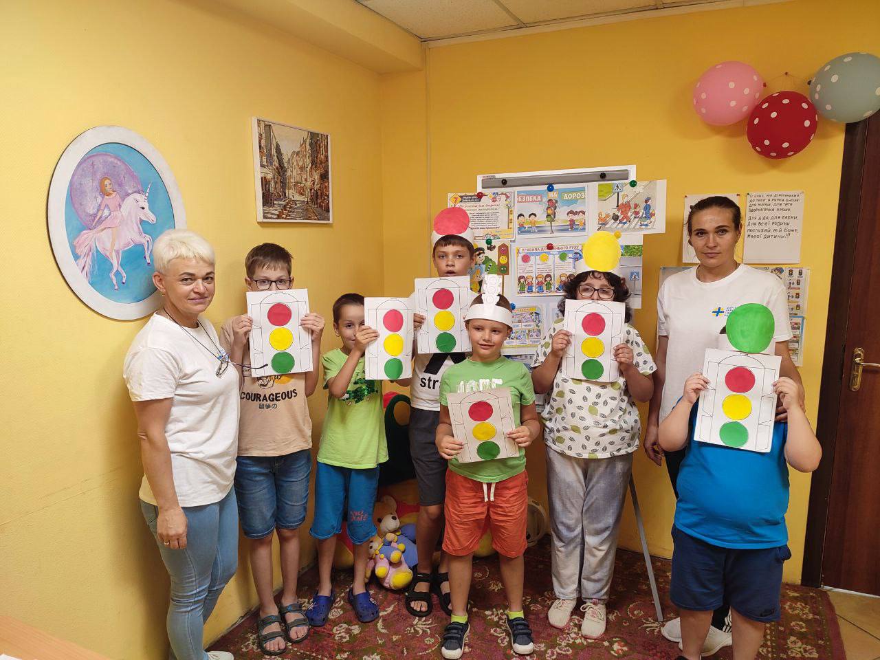 Заняття "Безпека на дорозі" для дітей з інвалідністю