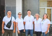Команда проєкту "Гроші на теплу зиму" в смт Шевченкове