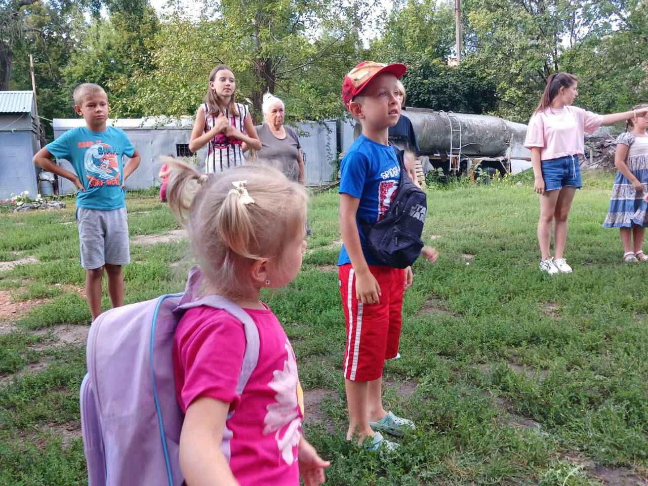 Діти на занятті Карітасу